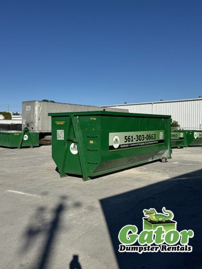 30 yard roll-off dumpster rental in Palm Beach County for demolition debris, commercial cleanouts, and large construction projects