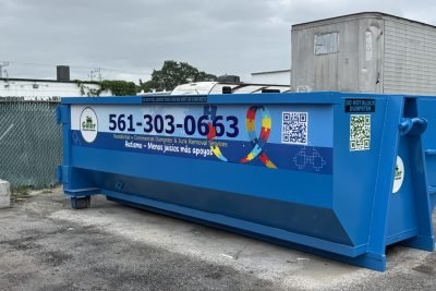Historic Dempster dumpster developed by Dempster Brothers, pioneers of the modern dumpster industry.